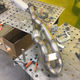 Exhaust work in progress.